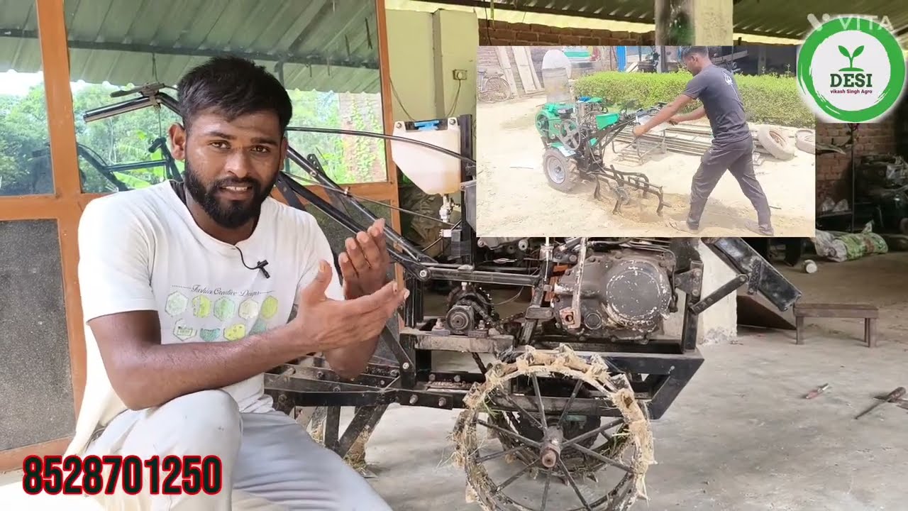 Bike Engine Se Desi Power Tiller Banaya | Full Process & testing / Full Step-by-Step Video 🚜🔥