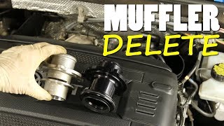 MK7 Turbo Muffler Delete Install DIY