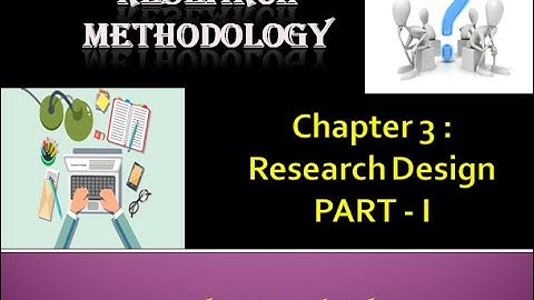 Research Design part 1
