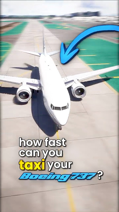 Boeing 737 Taxi Speed Limits