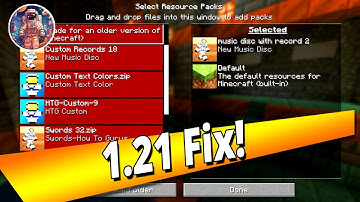 How to Fix Broken Resource Packs FAST in Minecraft 1.21 Java Edition!