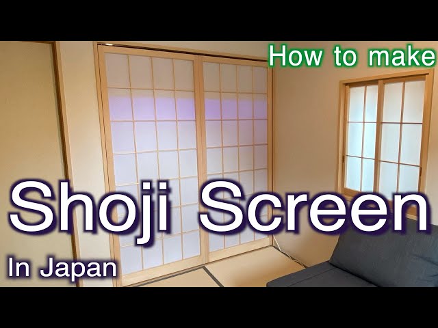 Japanese woodworking projects // Making Japanese Shoji Screen // Samurai woodworker joinery class=