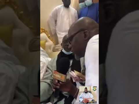 🇸🇳TOUBA -Visite de Dame Mbodji & Cié assane Diouf à Pris la Parole devant Serigne Mountakha (Vidéo)