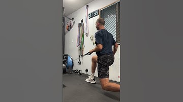 Low Split Stance Cable Single Arm Row