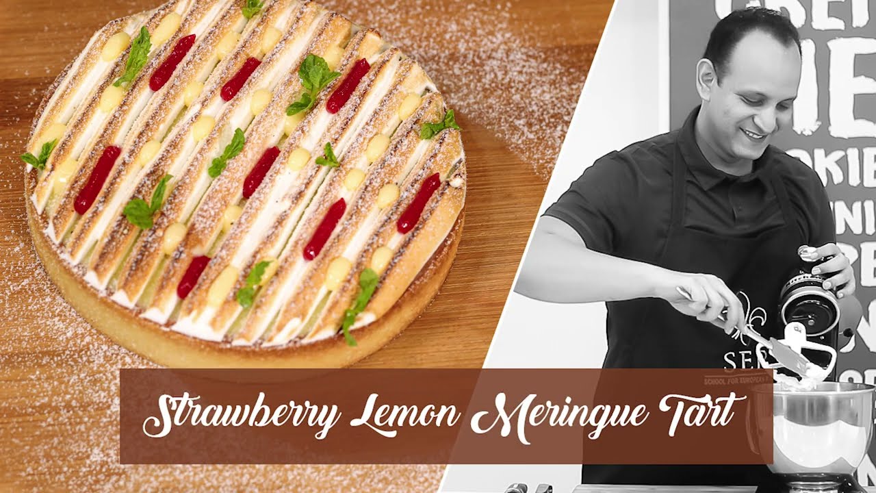 Strawberry Lemon Meringue Tart | tart | Vikas Bagul | lemon tart
