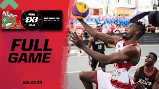 Kenya 🇰🇪 vs Qatar 🇶🇦 | Men | Full Game | FIBA 3x3 U23 World Cup 2023