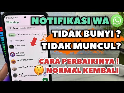 Cara Memperbaiki Notifikasi WhatsApp yang Tidak Berbunyi