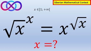 Concours de mathématiques de Sibérie : un exercice (niveau junior) déroutant.