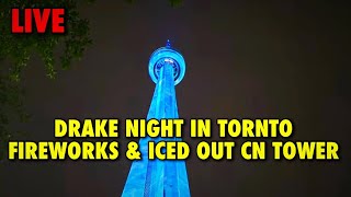 🔴 Live: Drake Iceman Release Night in Toronto with Drake fireworks #drakelive #drake