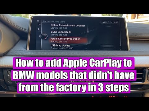 TUTORIAL: How to add Apple CarPlay to BMW (X3, X5, X6) models that didn&rsquo;t have from the factory