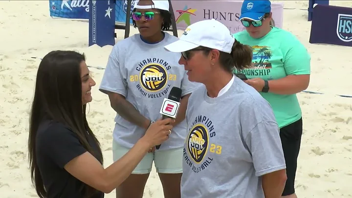 Georgia State Beth Van Fleet Interview -- 2023 Sun Belt Beach Volleyball Championship