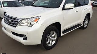 Pre Owned White on Black 2010 Lexus GX 460 4WD 4dr Premium Walk Through Review - Leduc, Alberta