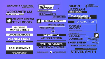 Titles And Lower Thirds