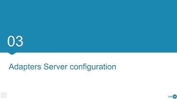 BPM course: 5. Governance and Integration | Adapters Server configuration 5.08 03