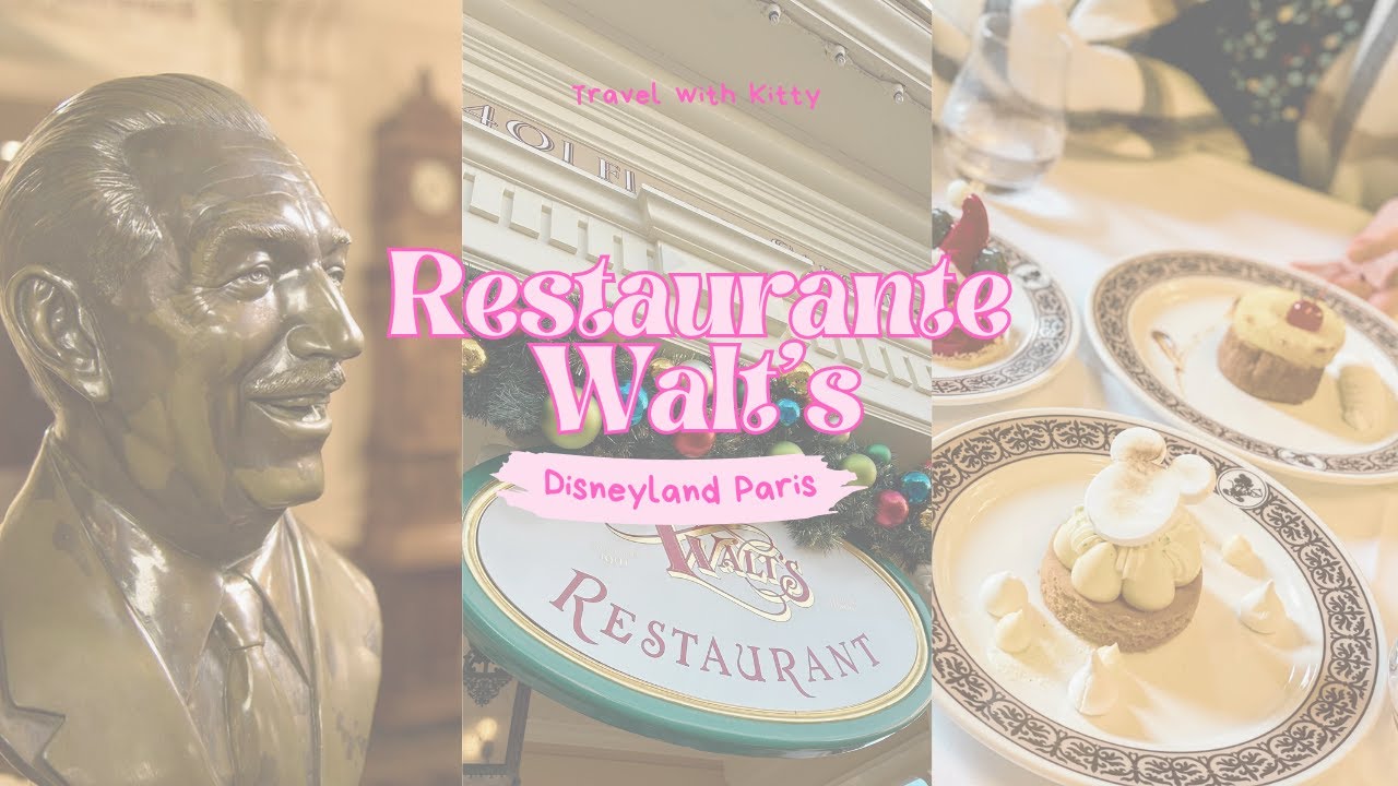 Probando por primera vez el restaurante WALT'S en DISNEYLAND PARIS 🥧 ¿Merece realmente la pena? 😱