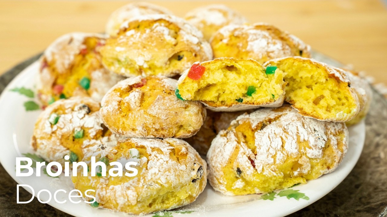 Receita de Broinhas de Batata Doce Para Este Natal! ✨