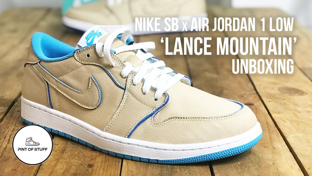 HAVE YOU SEEN HIM? - Nike SB x Air Jordan 1 Low LANCE MOUNTAIN Sneaker