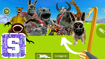 Nextbots In Playground mod NEW Zoochosis VS Semua Zoonomaly...