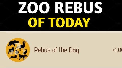 Rebus Of The Day Zoo 27 January | Zoo Rebus Of The Day | Rebus Of The Day Zoo Airdrop