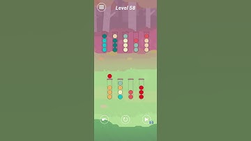 Ball Sort Puzzle Medium Level 58 gameplay (iOS Android)