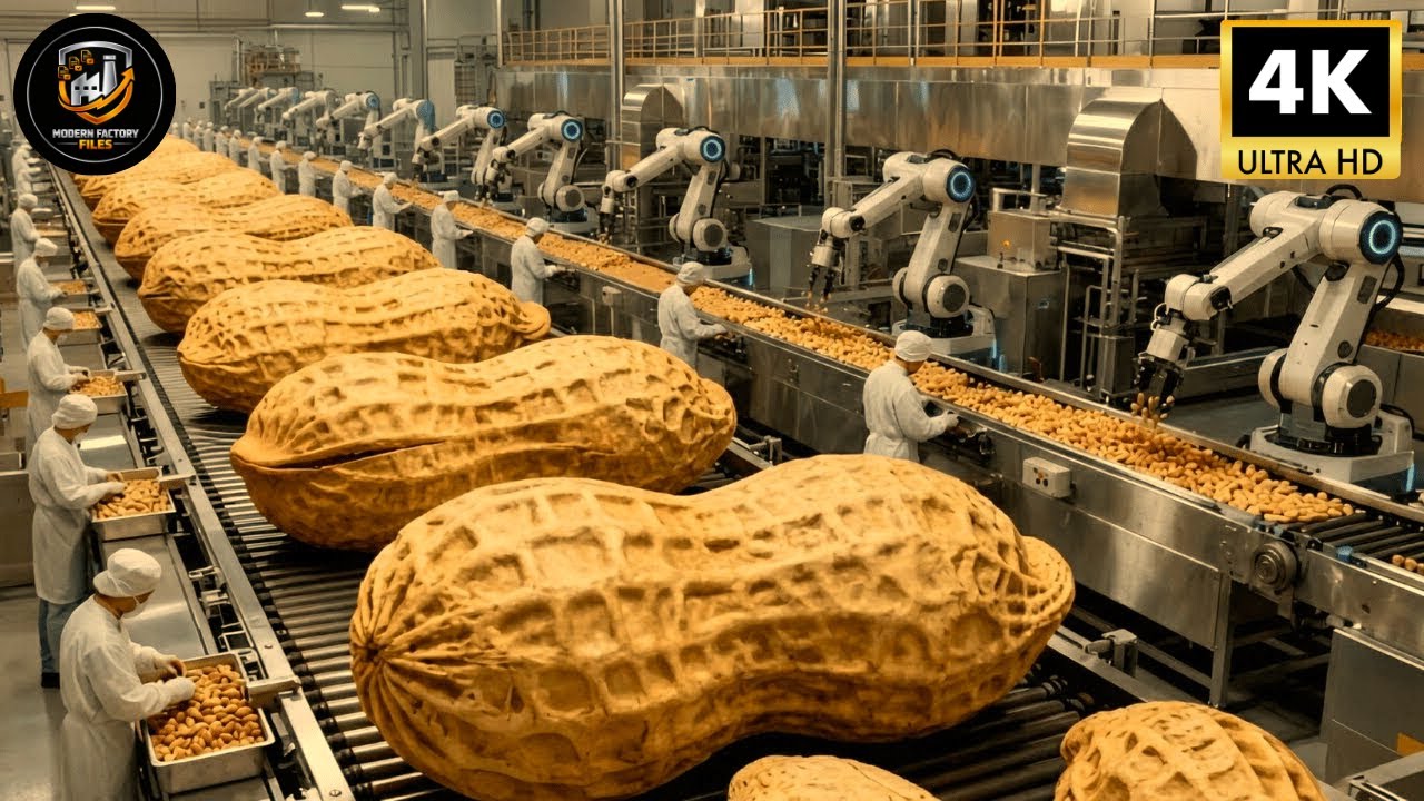 Inside a Peanut Factory – From Raw Groundnuts to Roasted Salted Snacks ...