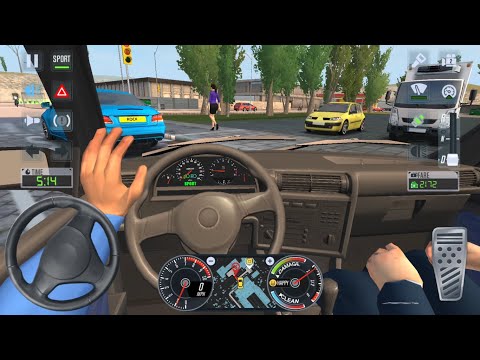 Taxi Sim 2020 🚖✨ E30 OLD CAR CRAZY UBER DRIVING - Car Games 3D Android iOS Gameplay