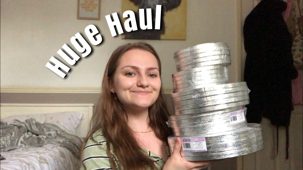 HUGE Collective Amazon & Cake Decorating Company Haul Packaging & Baking supplies YouTube