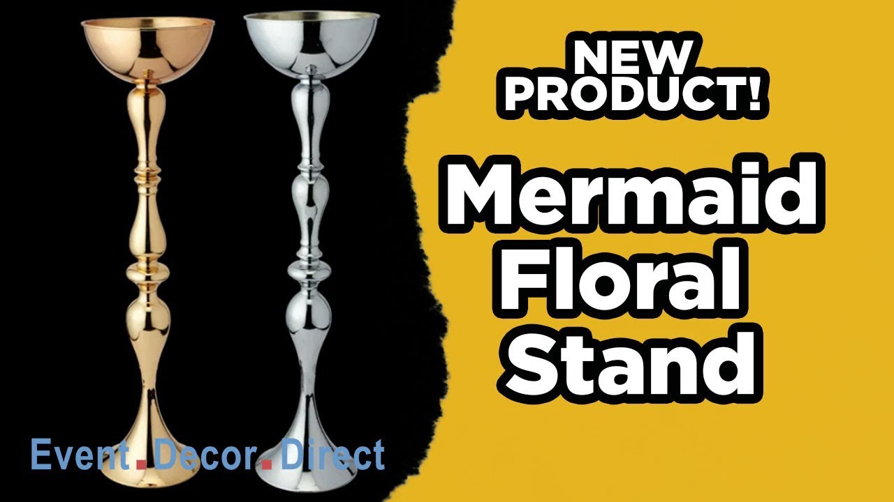 Floral Arrangement Centerpiece Option | Mermaid Floral Stand | Event Decor Direct