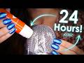 24 Hours Of Glue On Mic For SLEEP ASMR 