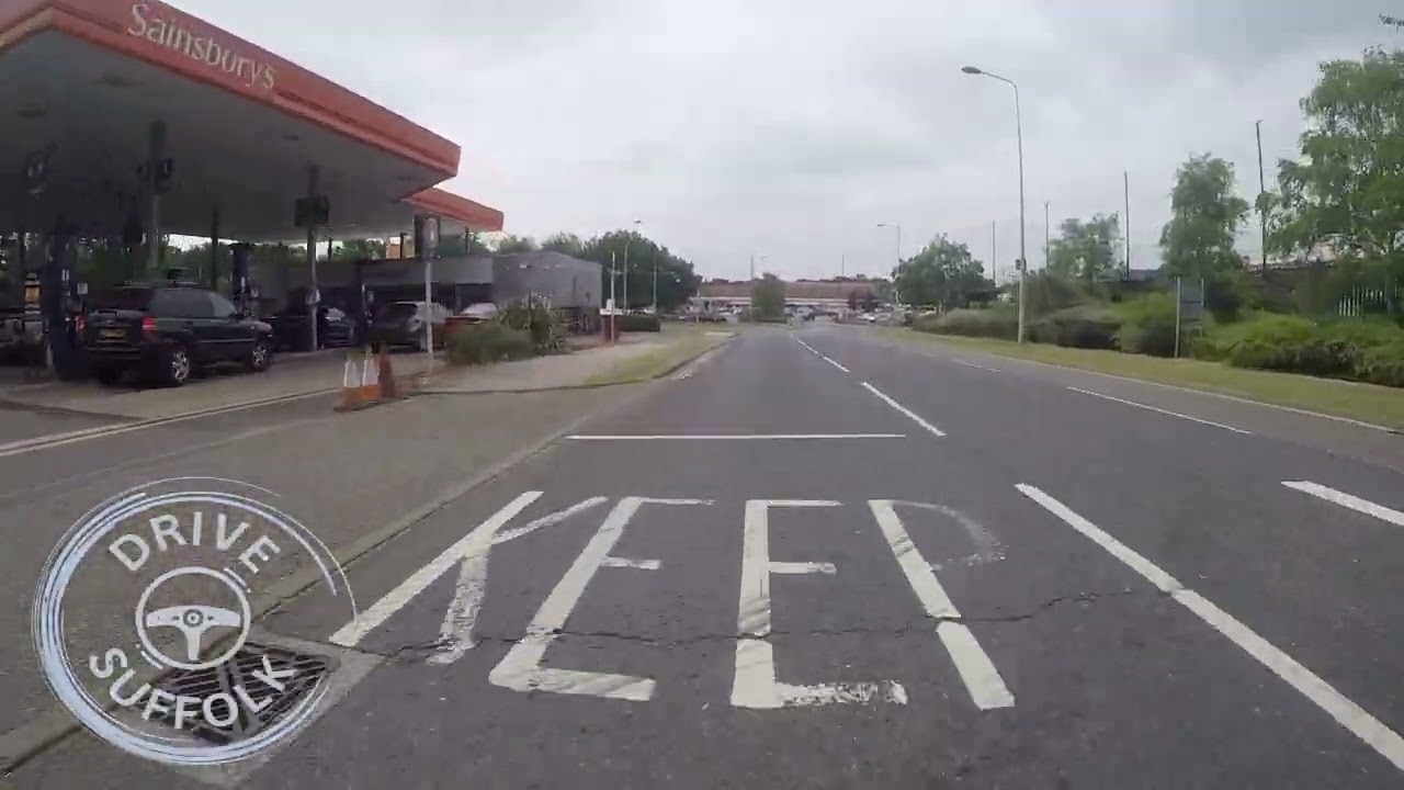 Murrills Road to Felixstowe Road. Ipswich driving test routes.