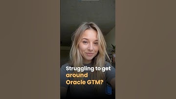 Verwarrend voor Oracle GTM? Kijk hier! #shorts