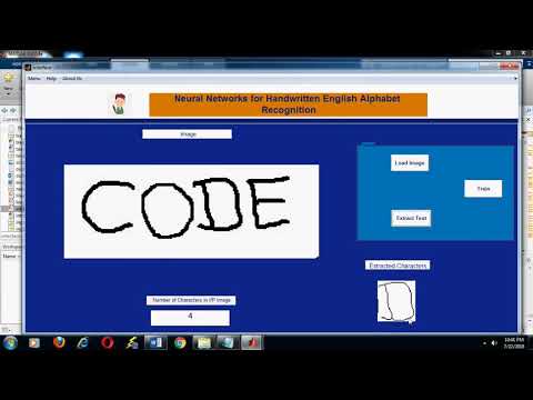 Neural Networks for Handwritten English Alphabet Recognition using MATLAB