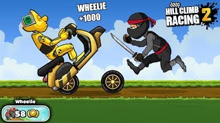 Hill Climb Racing 2 - Wheelie Event with Legendary Ninja GamePlay screenshot 5