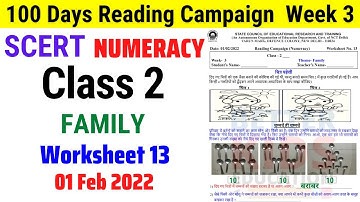 Class 2 Maths NUMERACY Week 3 Worksheet 13 | Class 2 Reading Campaign Week 3 (1/2/22)