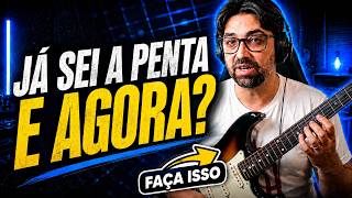 JÁ SEI a PENTATÔNICA e AGORA? Melhore sua penta com esse pulo do gato | Aula de Guitarra