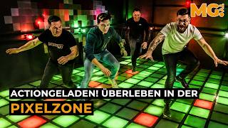 Actionspaß in Essen: Wir haben PIXELZONE gespielt - und Axtwerfen!