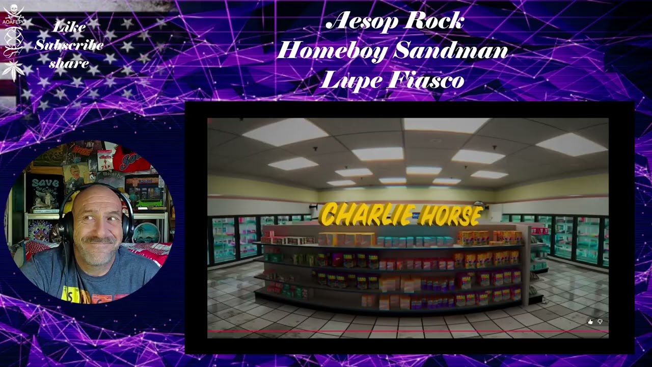 Aesop Rock, Homeboy Sandman, Lupe Fiasco - Charlie Horse - Reaction, Rant with Rollen (First Listen)