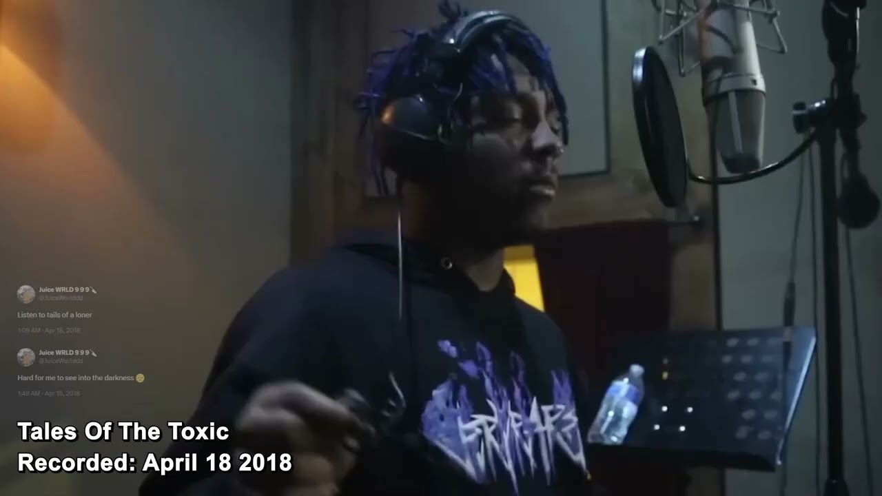 Juice WRLD Recording - Tales Of The Toxic (Studio Session)