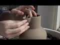      making a ceramic jug on the wheel ondo studio