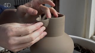 물레로 만드는 도자기 저그 : Making a Ceramic Jug on the Wheel [ONDO STUDIO]