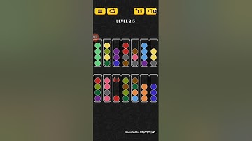 Ball Sort Puzzle Level 213 Walkthrough