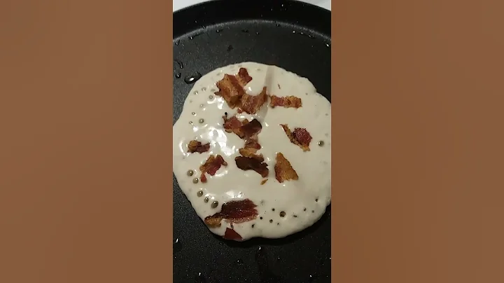 Bacon Pancakes & Maple Syrup