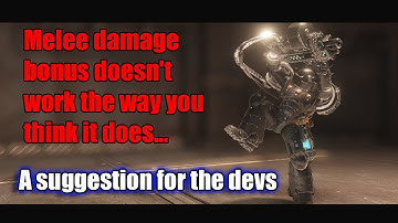 Melee Damage perks: An explanation, and feedback for the devs