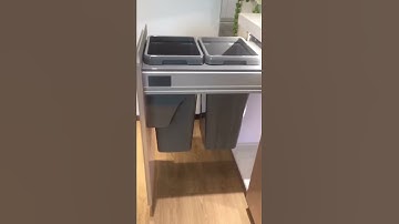 Metrube kitchen waste bin double 18L bin