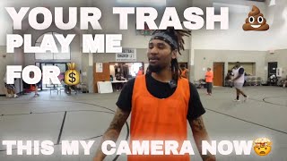 I PLAYED IN A MEN'S LEAUGE IN THE HOOD🤯(Mic'd Up 5v5) *I GOT ROBBED😱🤦🏽‍♂️