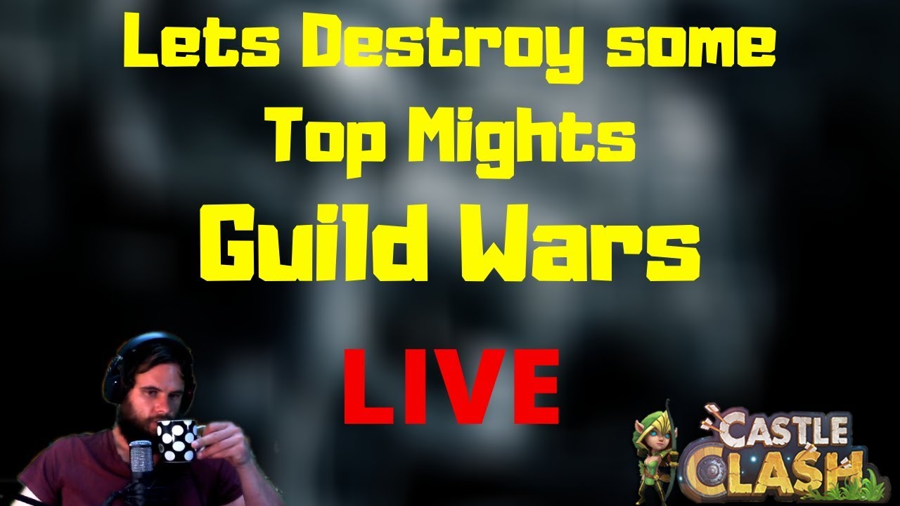 Free 2 Play Setup Guild Wars | Top Might Bases | Live stream | Castle Clash