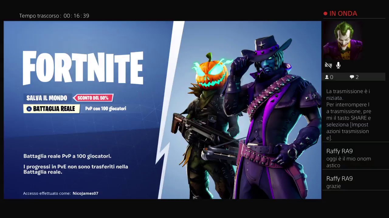 Fortnite Live nuovo aggiornamento Halloween YouTube