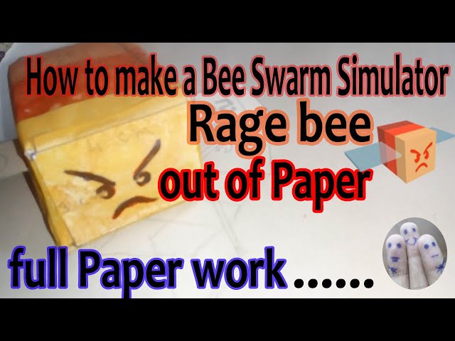 Paper Bee Swarm - SAVING!