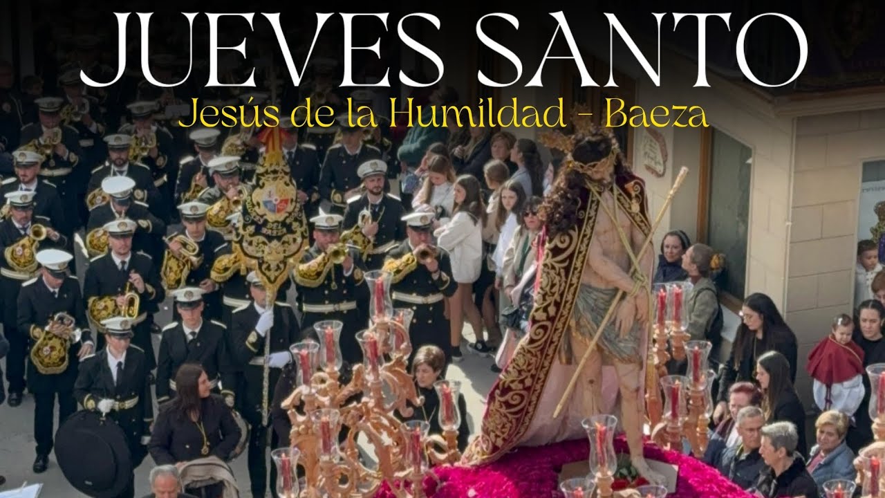Rey del Salvador| Jueves Santo de 2025. Salida de Jesús de la Humildad de Baeza.