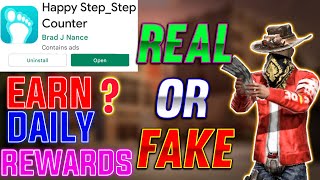 HAPPY STEPS APP REAL OR FAKE IN TELUGU /How to get free diamonds/ How to earn money screenshot 5